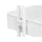 White Lexington 4-Tier Rolling Cart by Simply Tidy™